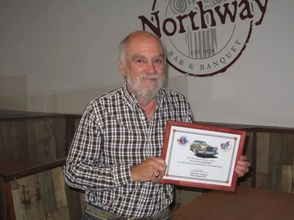 The 2020 Lloyd Crowdis award was presented to Norm Mort