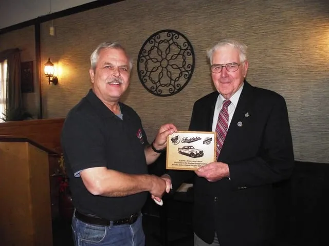 Roy Graham being honoured by the Ontario Chapter SDC for Lifetime Achievement
