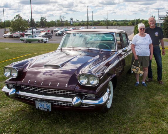 Terry & Marg Metcalf, 1958 Packard